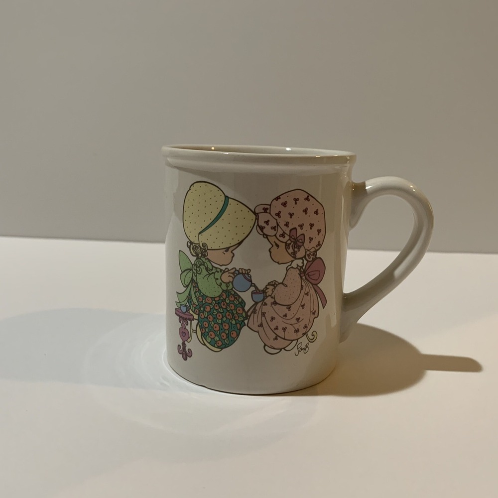 Precious Moments Cup Enesco Personalized Porcelain Coffee Mug (Friendship)1995